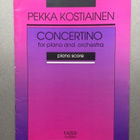 Pekka Kostiainen Concertino for piano and orchestra piano sc - pikkukuva 1