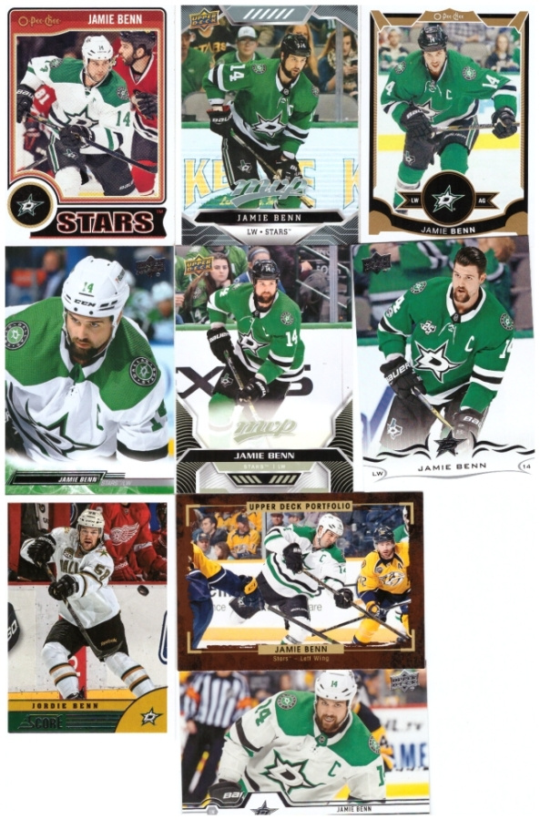 9 x JAMIE BENN Dallas Stars