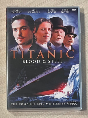 Titanic - verta ja terästä (4DVD) 12-osainen TV-sarja (UUSI)