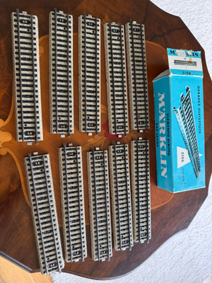 Märklin 5106 M-kisko 10 kpl + alkuperäinen laatikko, West Ge