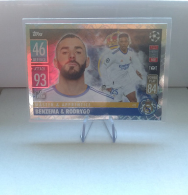 Benzema & Rodrygo jalkapallokortti