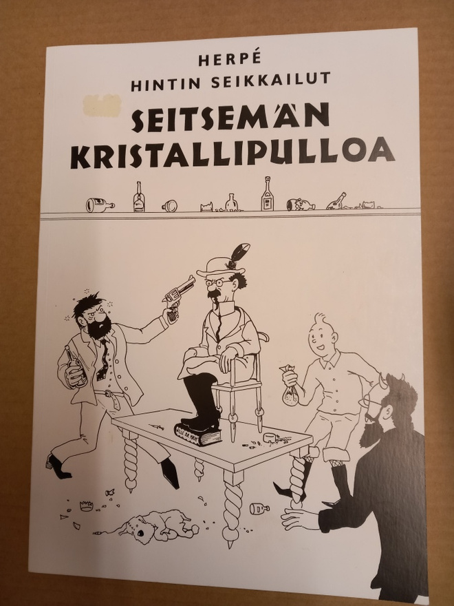 Herpe Hintin seikkailut Seitsemän kristallipulloa