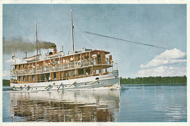 LAIVAKORTTI - S/S LEPPÄVIRTA II