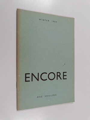 Encore : One Shilling : The Magazine of the Students' Ass...