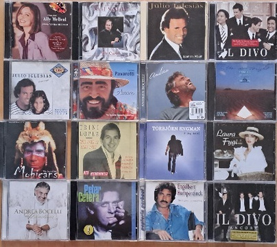 CD paketti 16kpl Ulkomainen Pop ym. 1980/90-Lukua