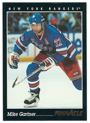 93-94 Pinnacle #27 Mike Gartner