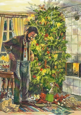 Sven Nordqvist: Viiru ja Pesonen, joululahjat, joulukuusi