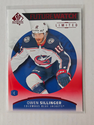 Owen Sillinger 2025-26 SP Authentic Future Watch Limited Red