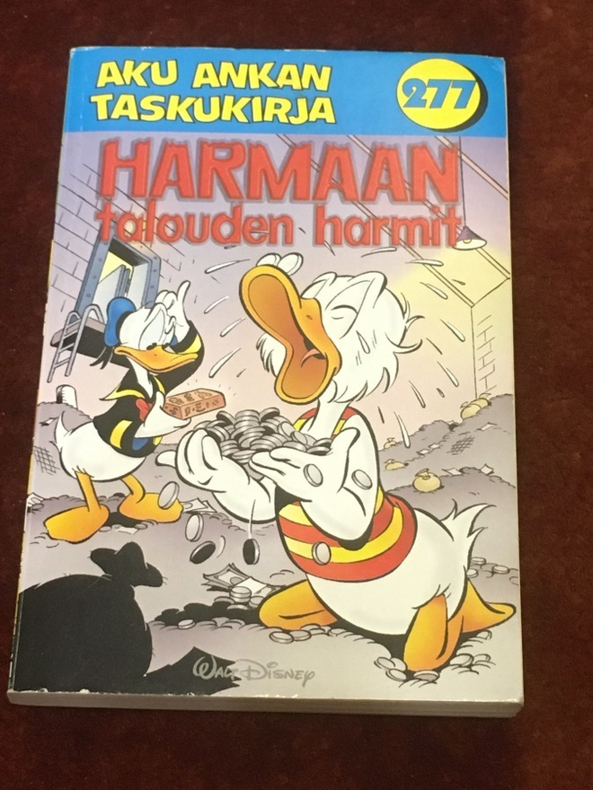 AKU ANKAN TASKUKIRJA - 277 - HARMAAN TALOUDEN HARMIT