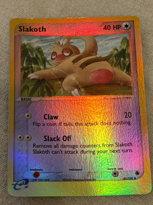 Pokémon Slakoth 45/109 Reverse Holo EX Ruby & Sapphire