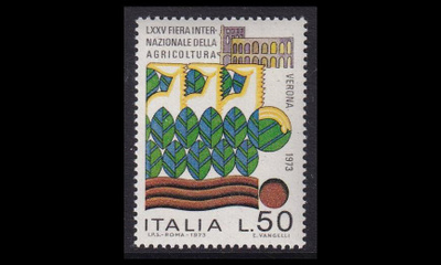 Italia 1392 ** Veronan maatalousmessut (1973)