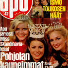 Apu n:o 42 1978 Miss Skandinavia-kisat. Paperinukke FONZIE. - pikkukuva 1