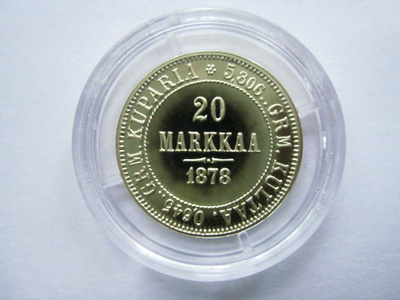 20 markkaa 1878 hopeaa