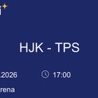 HJK - TPS 4 vierekkäistä lippua - pikkukuva 1