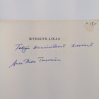Arvo Tuominen : Myrskyn aikaa (signeerattu, tekijän omiste) - pikkukuva 3