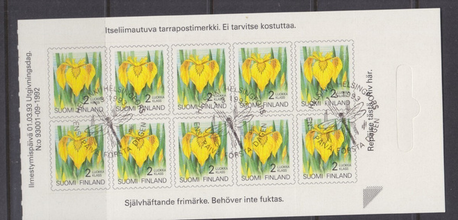 1993 2 lk tarramerkkien 10 kpl arkki