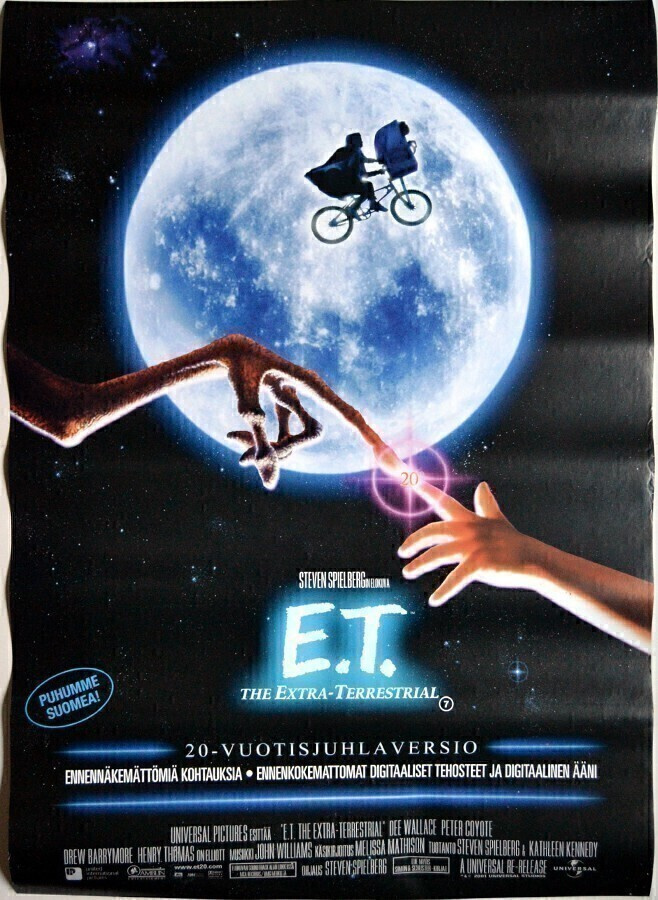 Elokuvajuliste: E.T. the Extra-Terrestrial - 20-vuotisjuhlav
