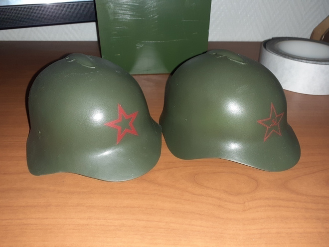 Cccp pienoismalli kypärät skaala 1:2