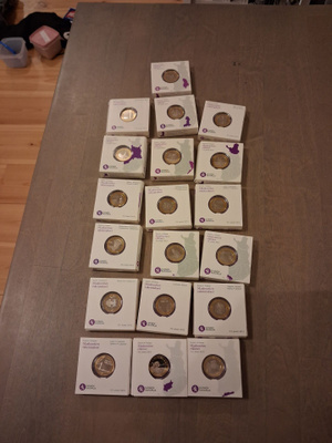 19 kpl 5 € proof