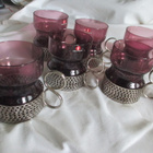 Iittala/Timo Sarpaneva tsaikka laseja 6 kpl/lilat - pikkukuva 1
