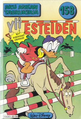 Aku Ankan Taskukirja 158 Yli esteiden (1p. 1993)