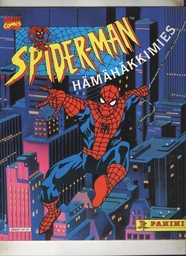 SPIDER-MAN Hämähäkkimies .Keräilykuvakirja 1997
