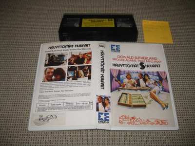 Hävyttömät Huijarit-VHS FIx, Nordic Video, Donald Sutherland