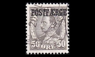 Tanska PF_20 o Christian X 50 öre harmaa (1936)