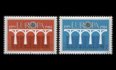 Jugoslavia 2046-7 ** Europa (1984)