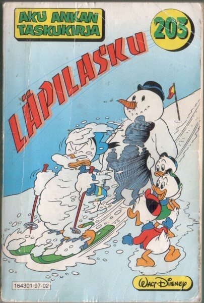 Aku Ankan Taskukirja 203 Läpilasku (1p. 1997)