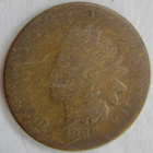 USA 1 cent 1866 - pikkukuva 2