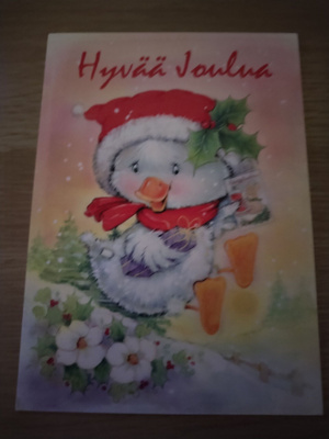 Joulu kortti,kulkematon.