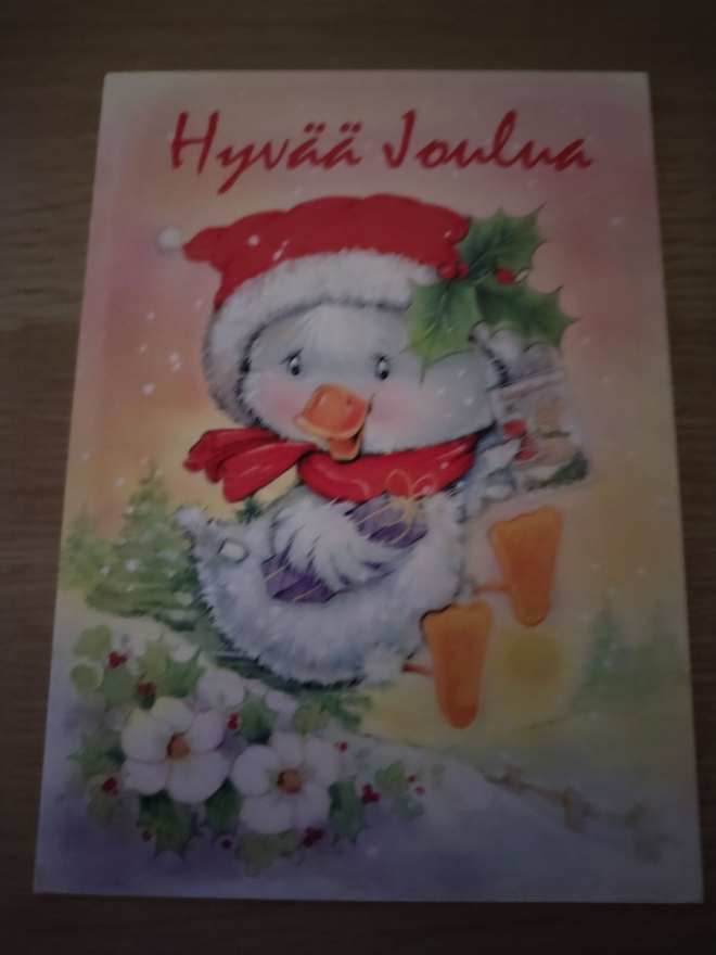 Joulu kortti,kulkematon.