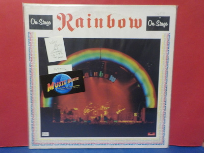 RAINBOW - ON STAGE UK -77 1ST PRESS VG+/EX- 2LP