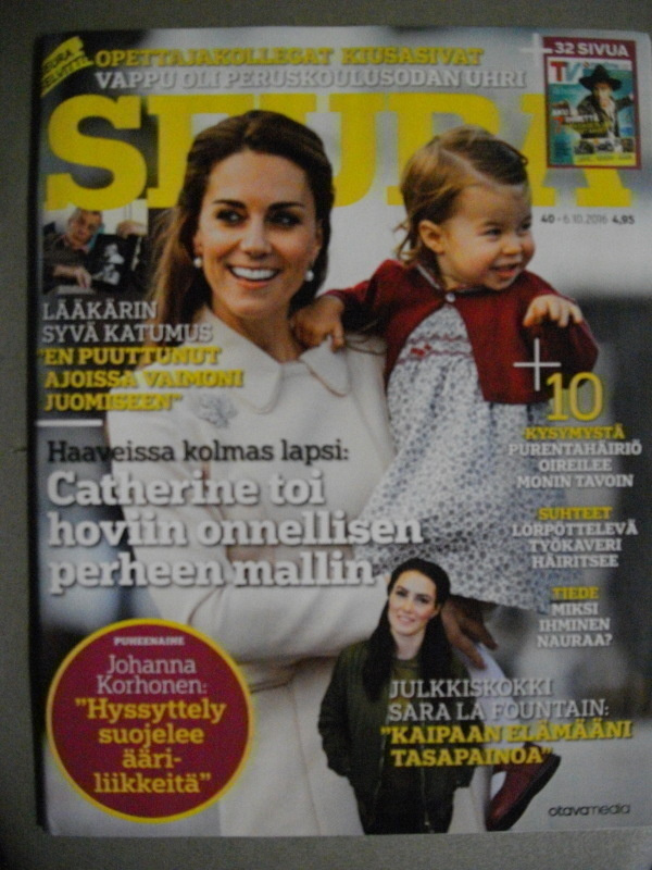 Seura lehti Nro 40/2016 (16.3)