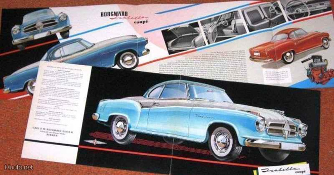 1960 Borgward Isabella Coupe esite - KUIN UUSI