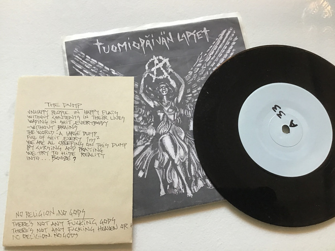 Tuomiopäivän lapset . Rauhan aika ep 7” lp vinyyli