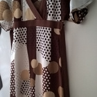 Promod kuosillinen Satiinimekko / Mekko - koko 36 - pikkukuva 1