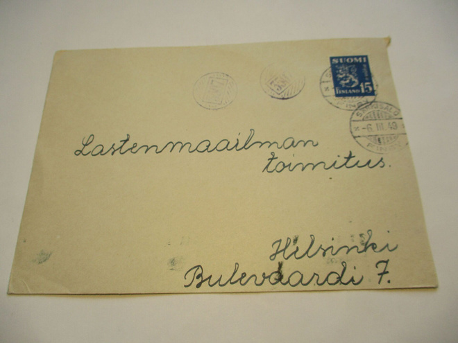 1949 Särkisalo nrol kuorella