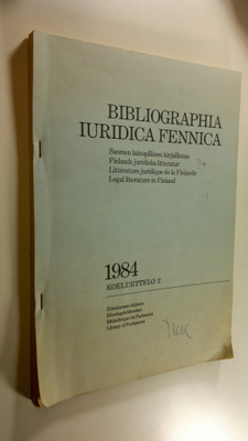 Bibliografia juridica Fennica - Suomen lainopillinen kirj...