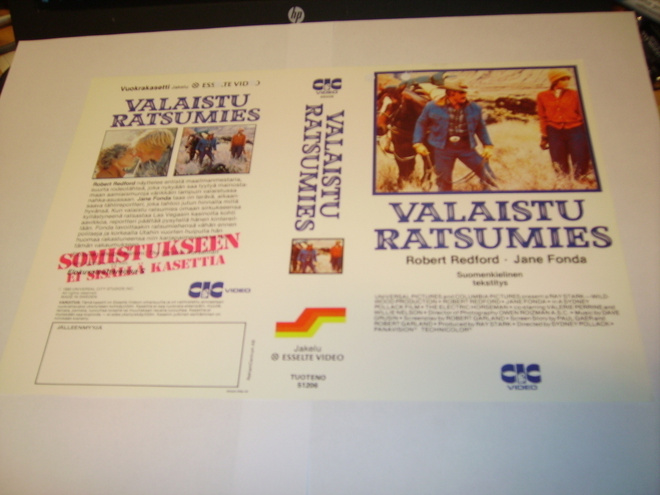 Vhs kansipaperi Fix -  VALAISTU RATSUMIES (Sis.postikulut)