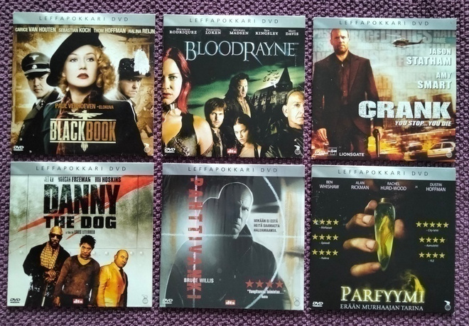 DVD - Leffapokkarit - 9 kpl