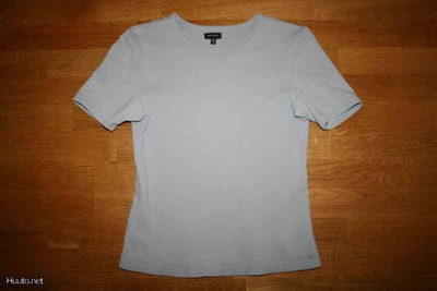 Lindex harmaa / vedensininen t-paita 38/40