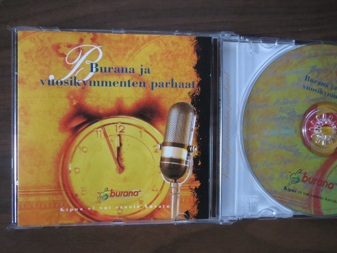 Burana ja vuosikymmenten parhaat CD