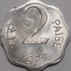 India. 2 paise 1977(H). - pikkukuva 2