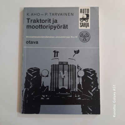 Traktorit ja moottoripyörät, K Aho Tarvainen 1966 siisti