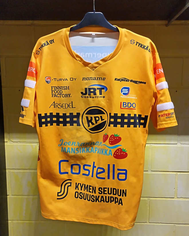 KPL Valtteri Luoma Game Worn vieraspelipaita