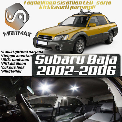 Subaru Baja Sisätilan LED-sarja 8-osainen