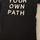 Musta t-paita koko M miesten Find your own path - pikkukuva 4