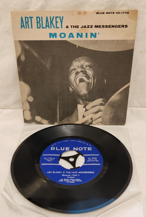 Art Blakey & The Jazz Messengers Moanin', Part I 7"Single
